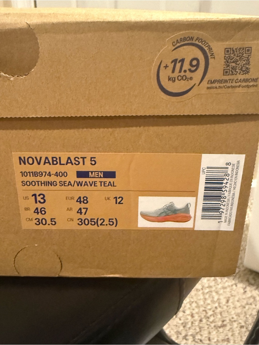 ASICS Novablast 5 “Soothing Sea” - Picture 6 of 6